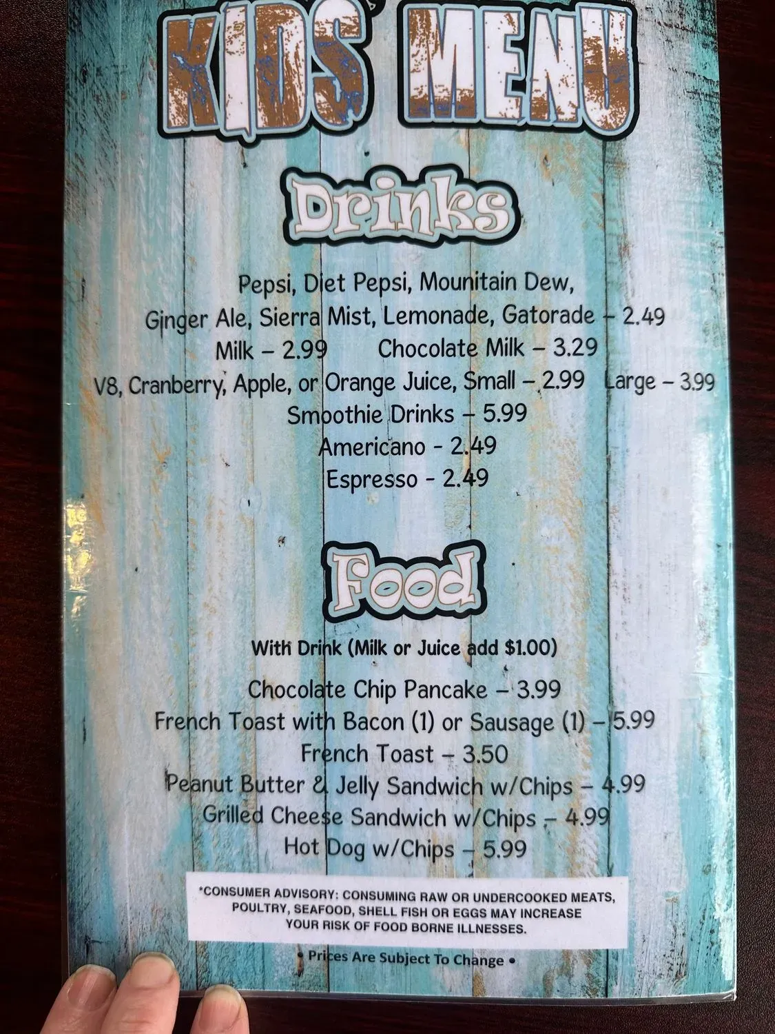 Menu 4