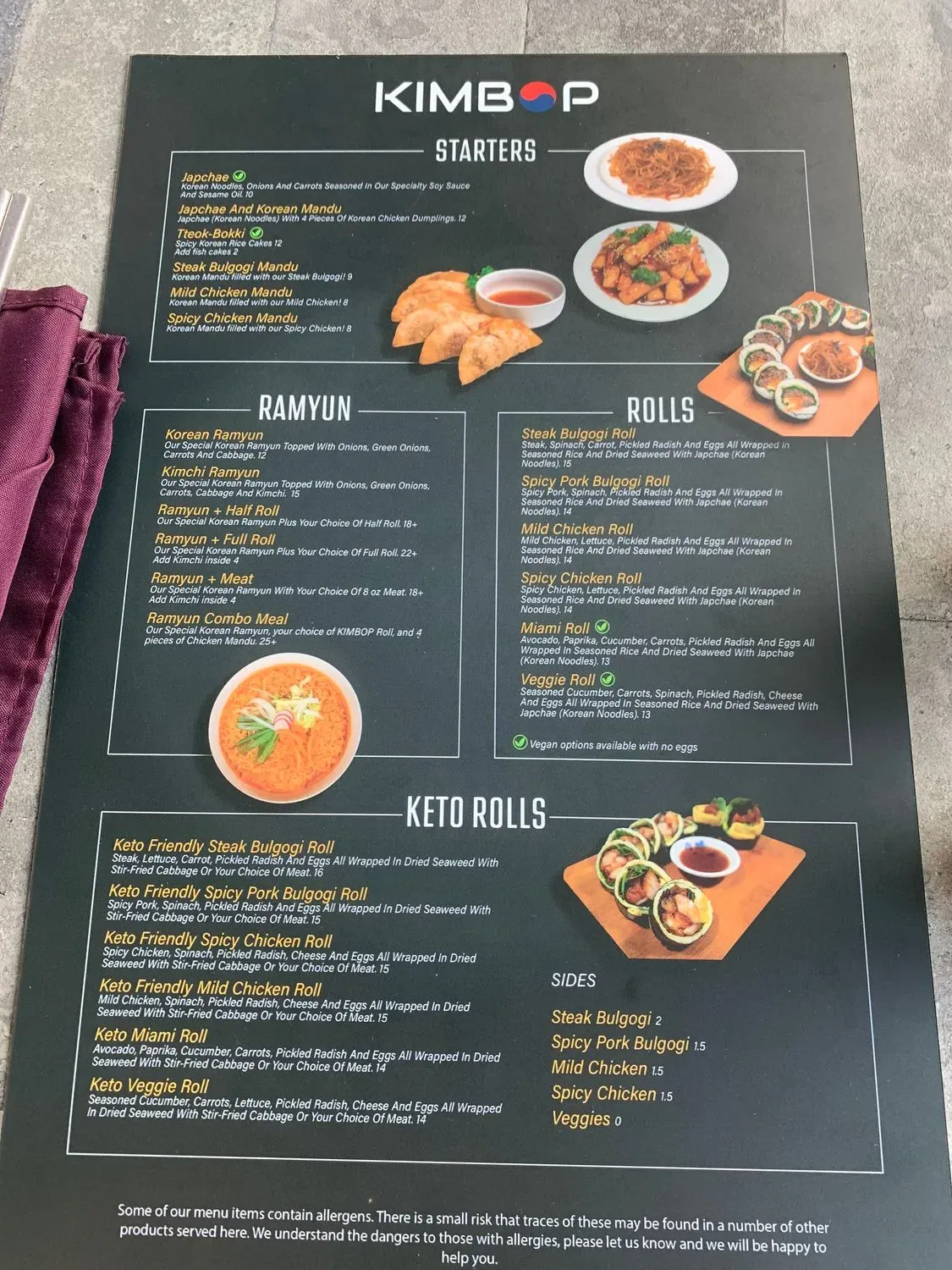 Menu 6