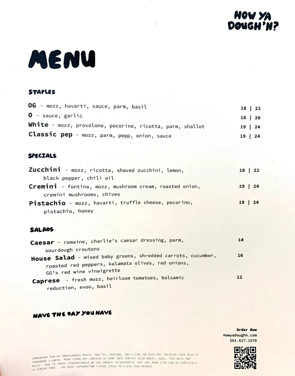 Menu 2