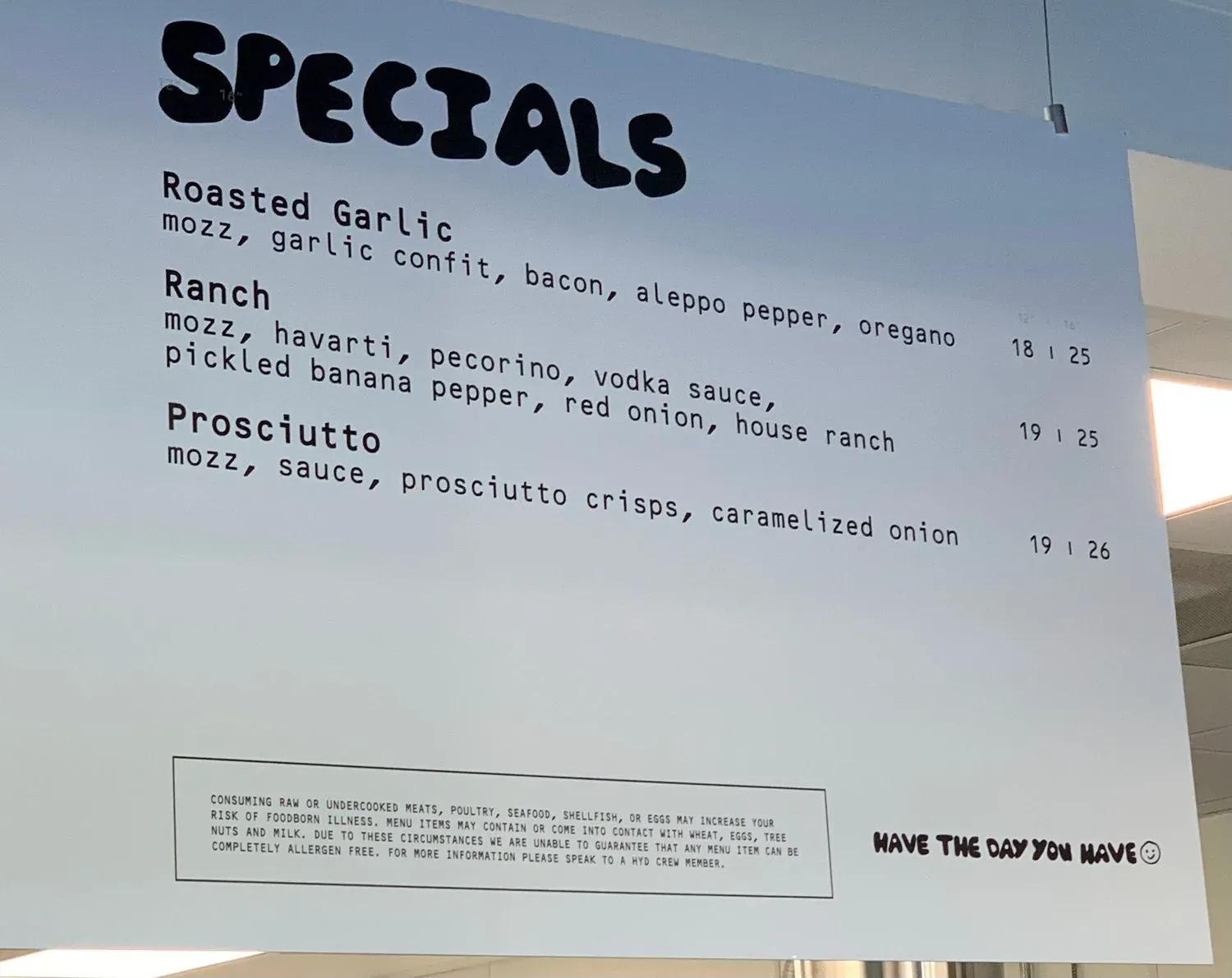 Menu 3