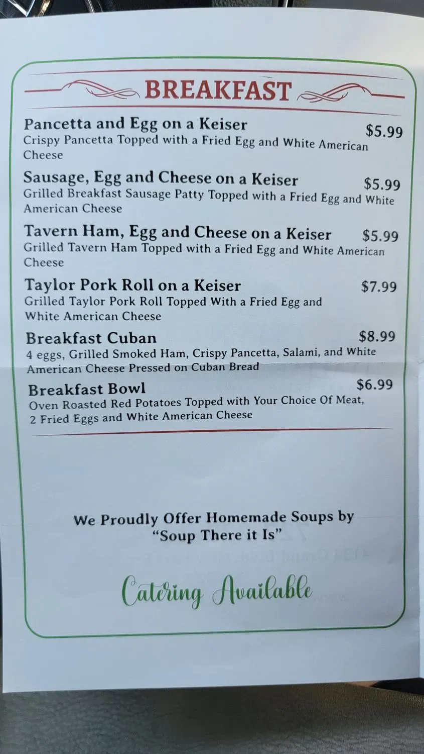 Menu 4