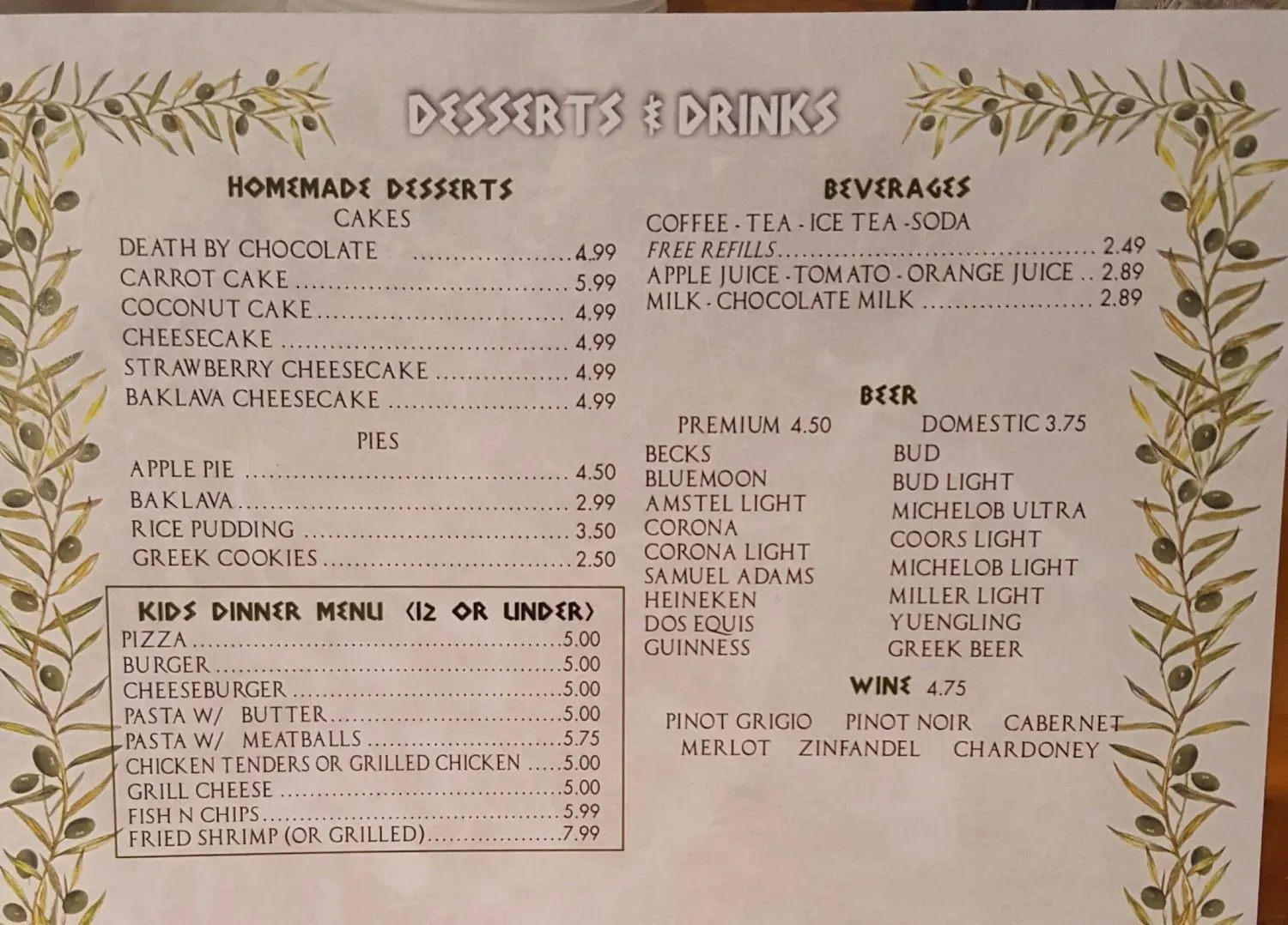 Menu 6