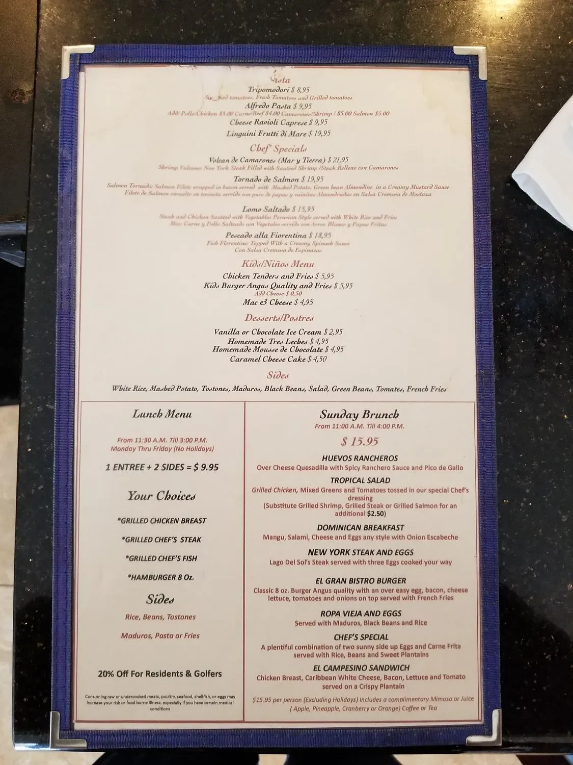 Menu 3