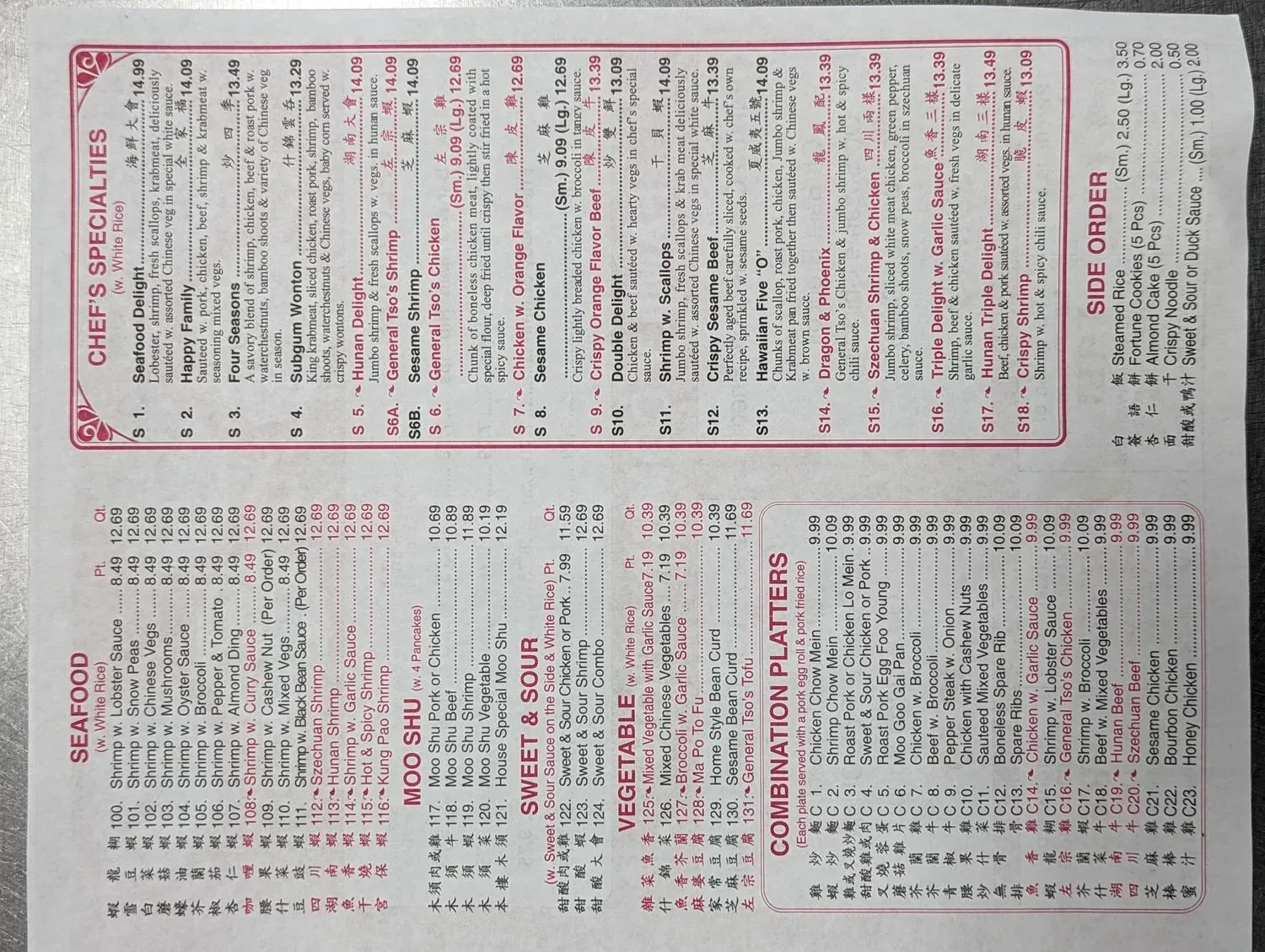 Menu 2