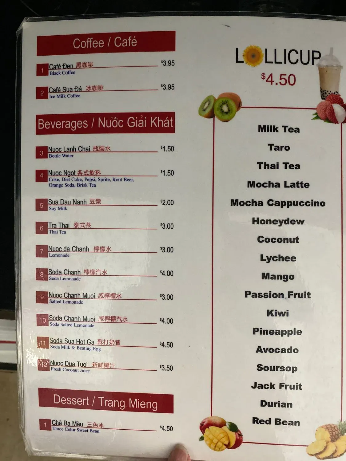 Menu 4