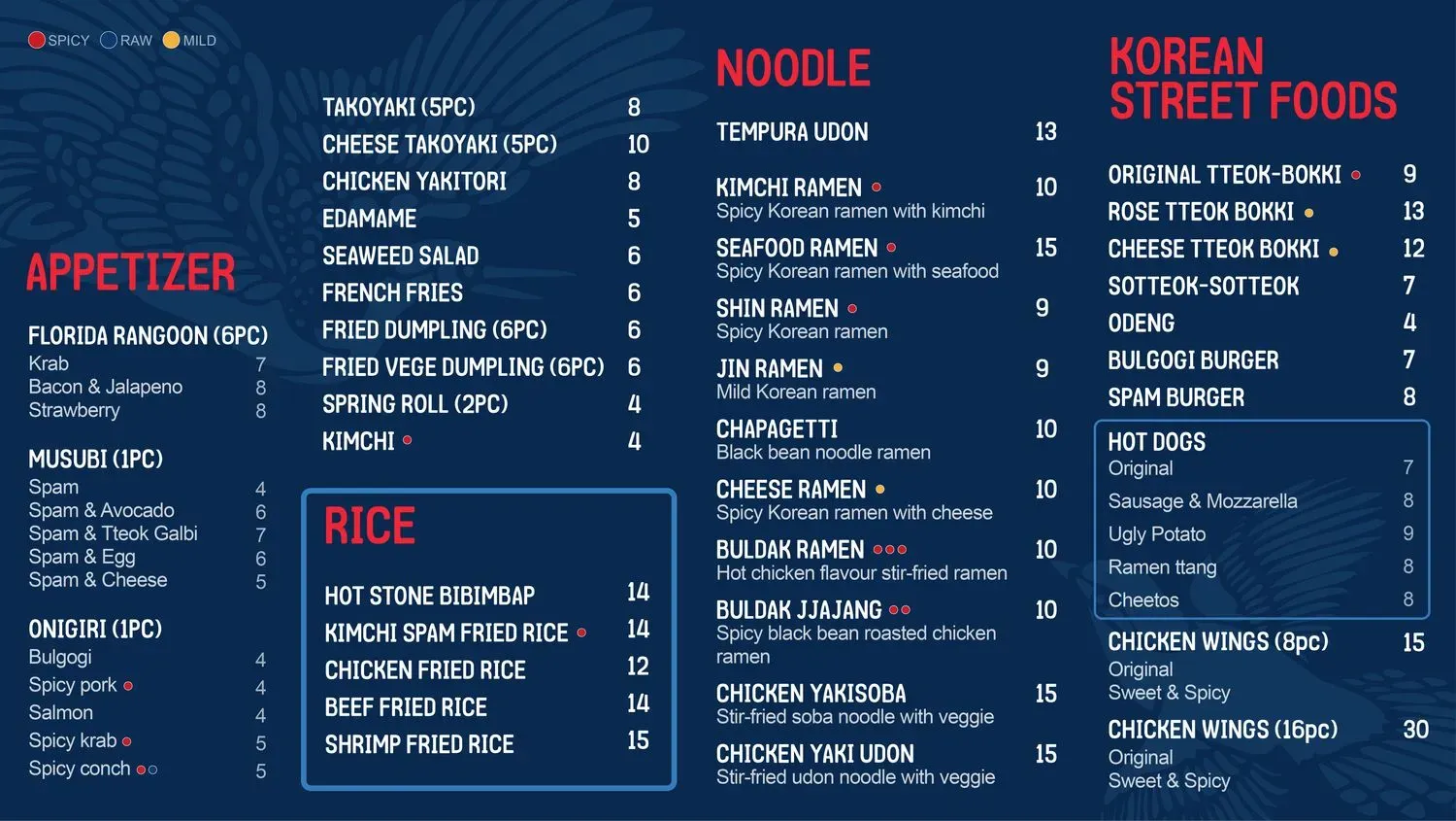 Menu 3