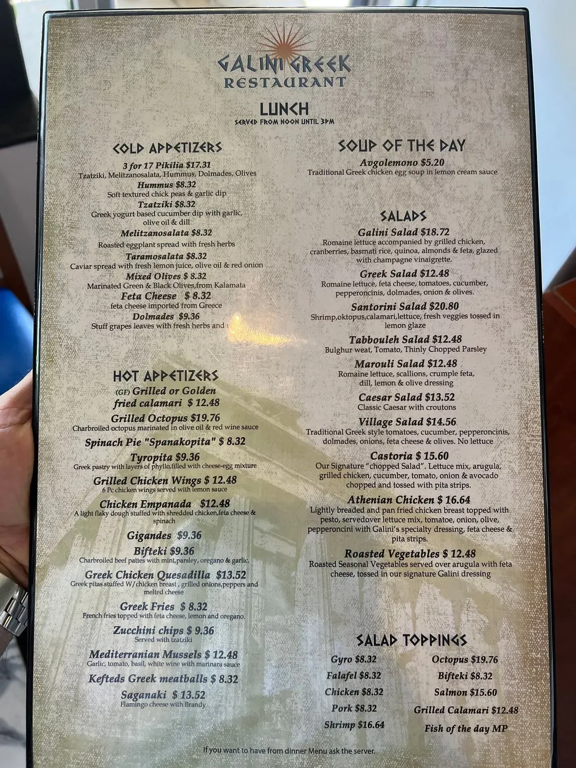 Menu 3