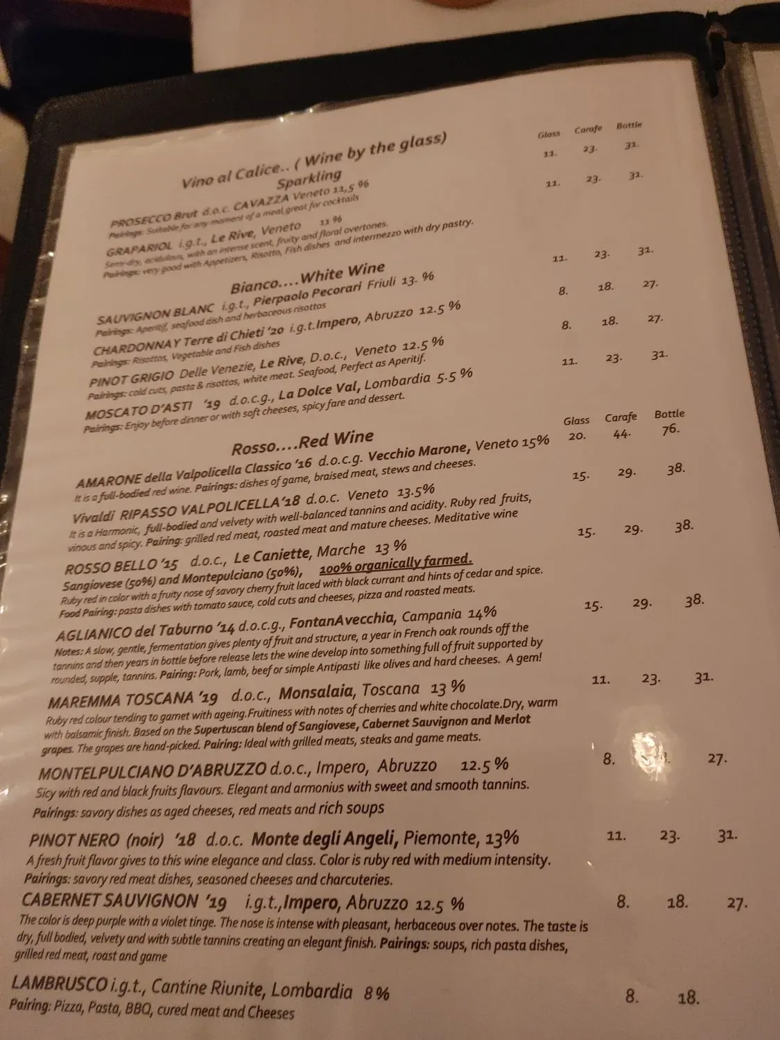 Menu 5