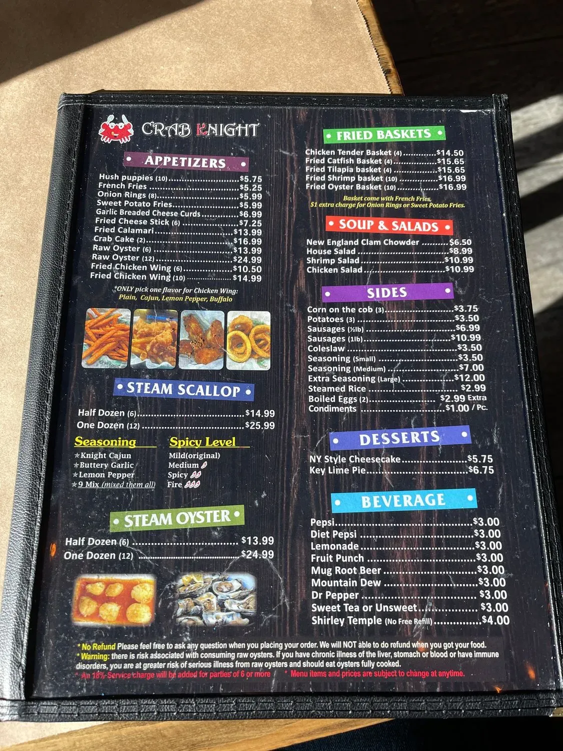 Menu 6