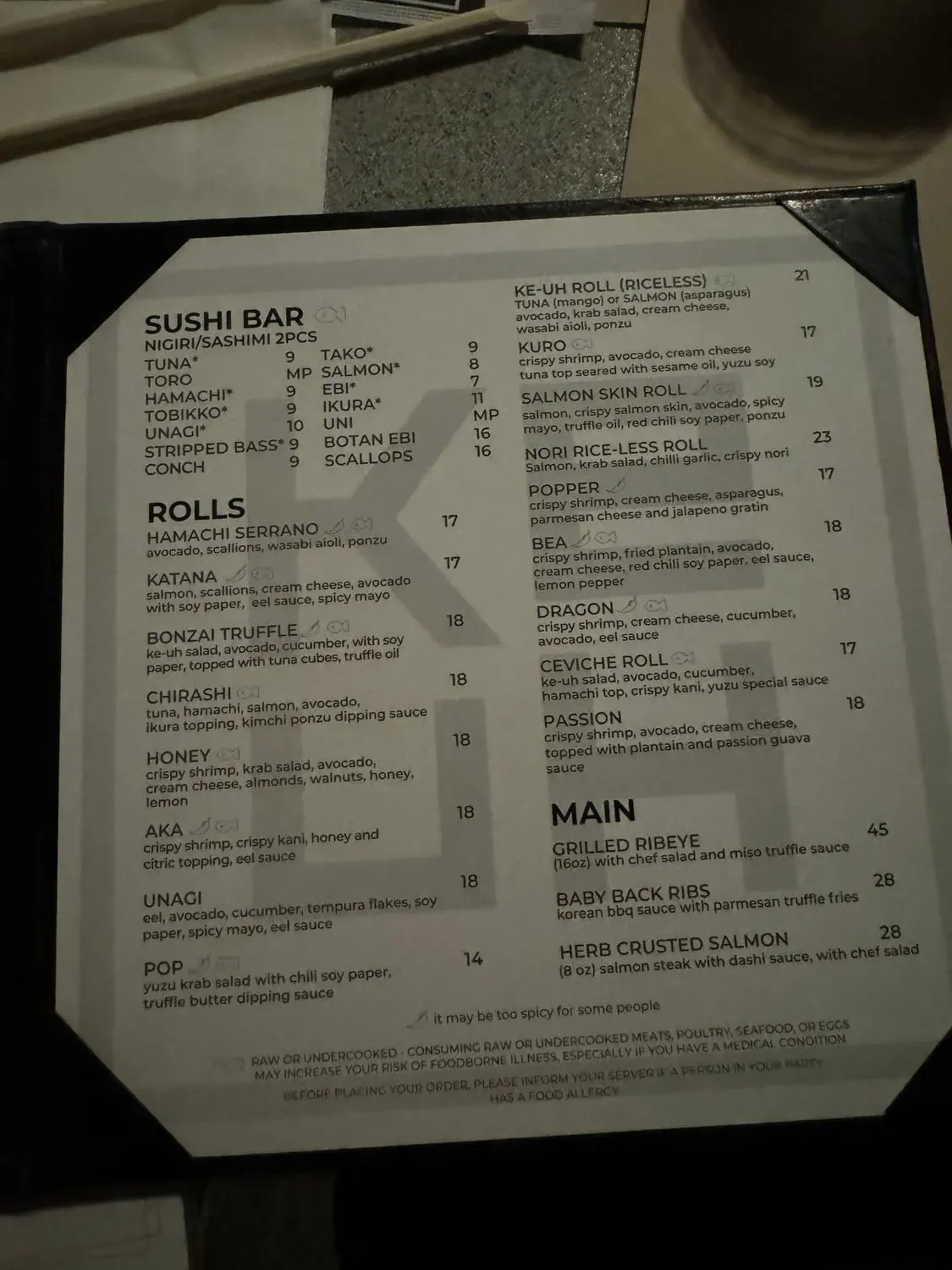 Menu 4