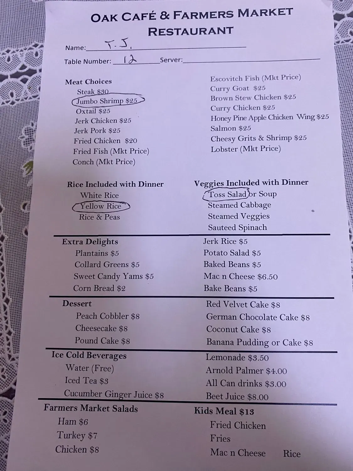 Menu 2