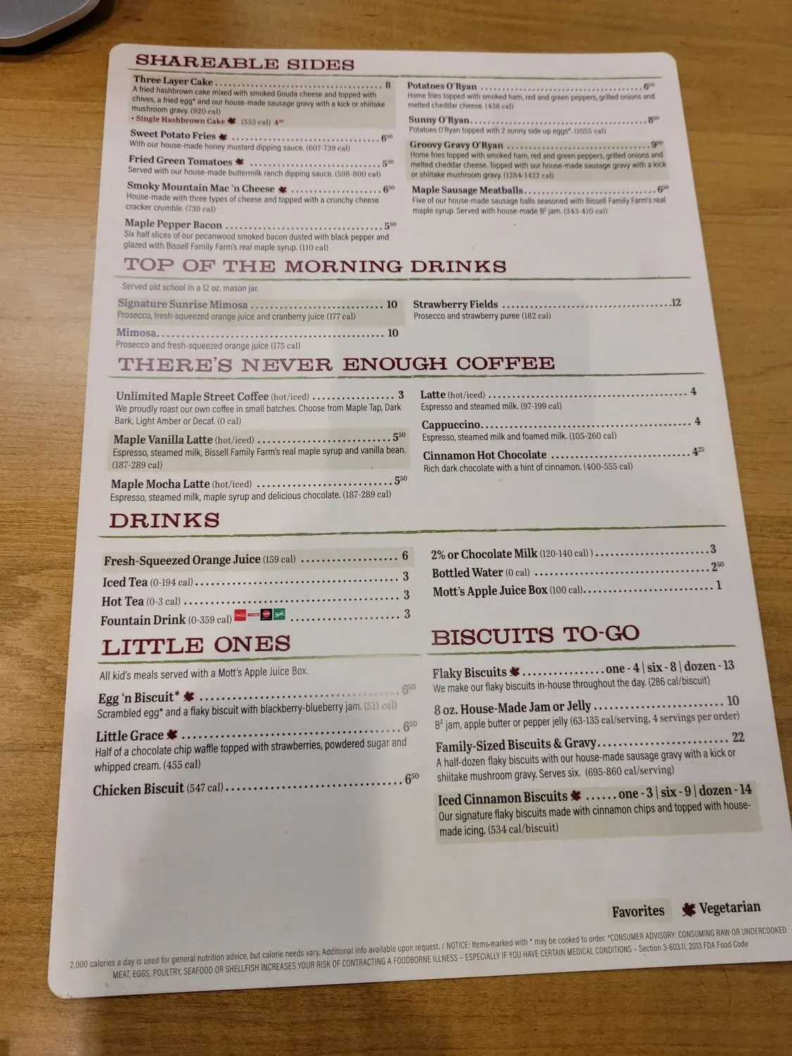 Menu 5