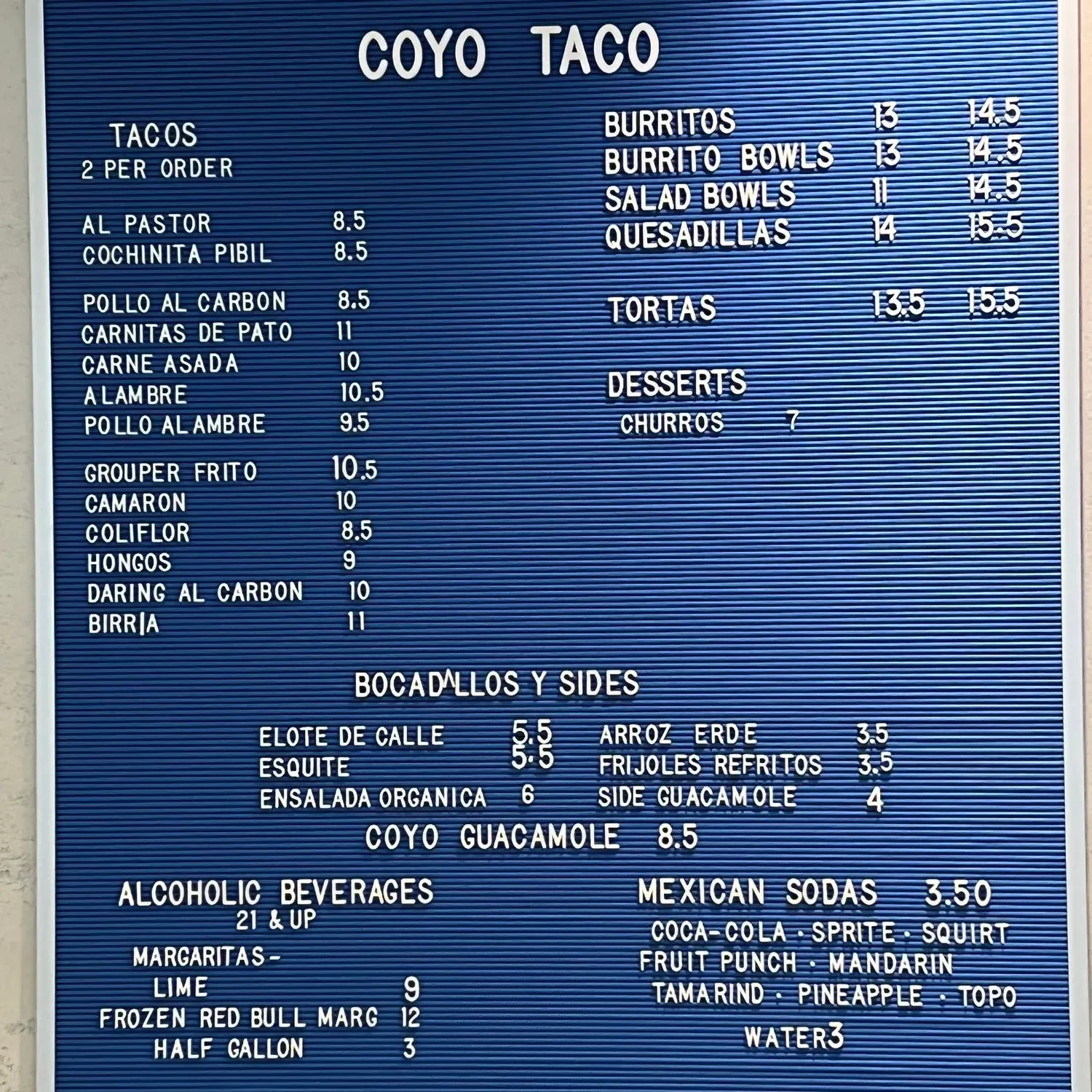 Menu 2