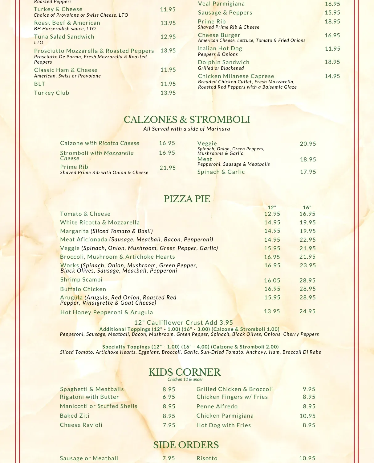 Menu 2