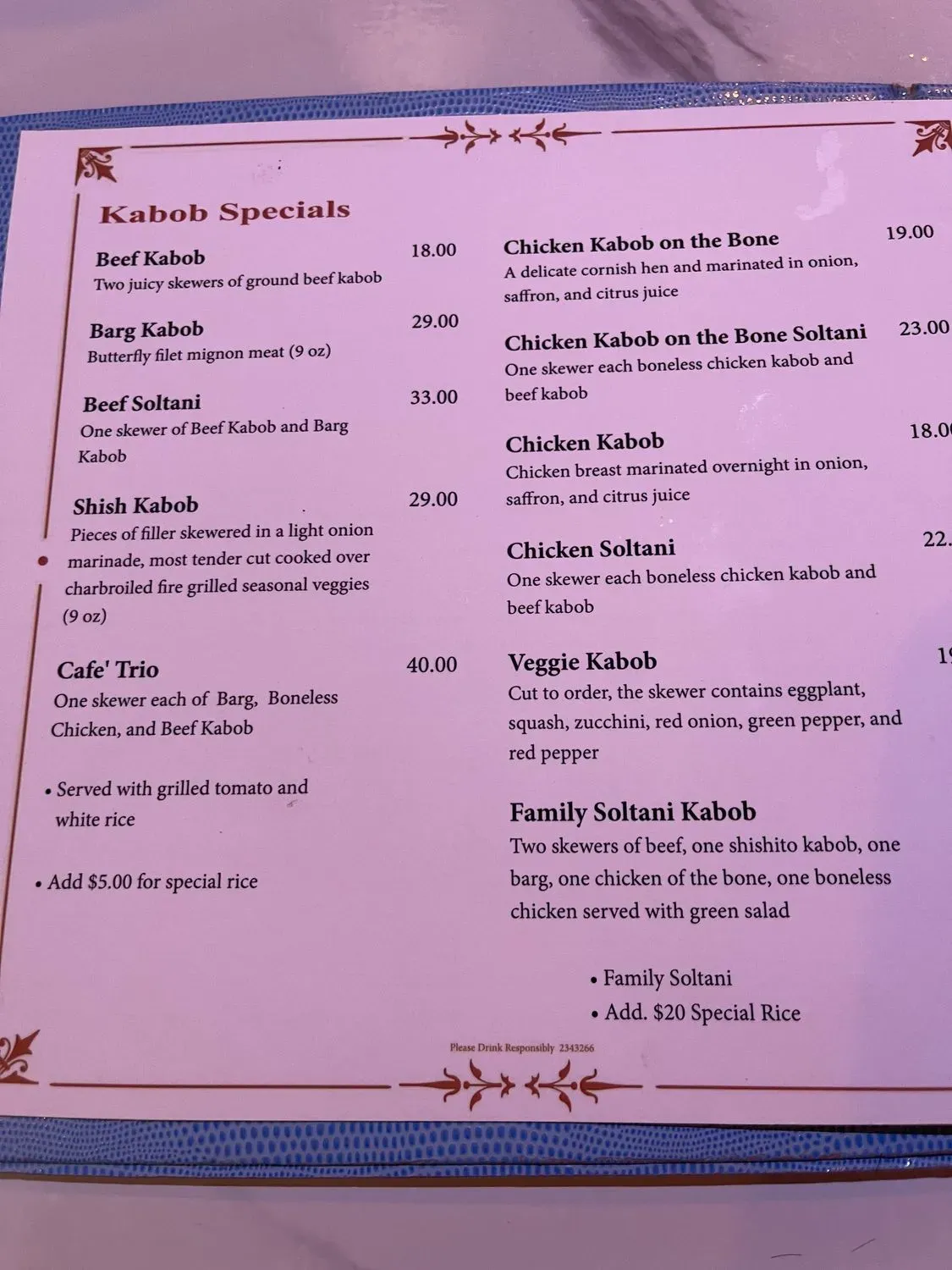 Menu 2