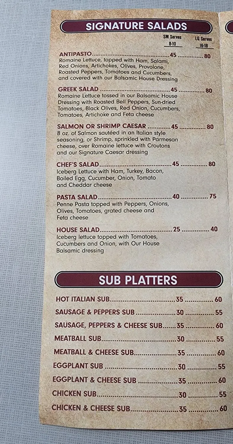 Menu 2