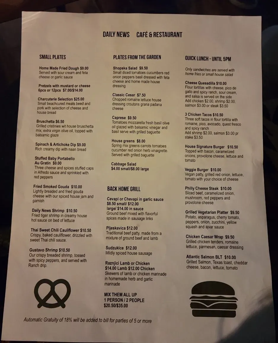 Menu 2