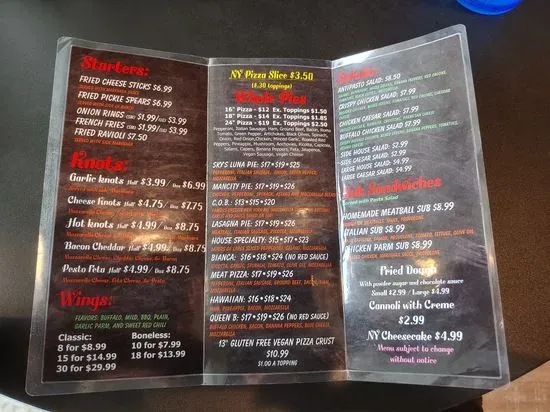 Menu 4