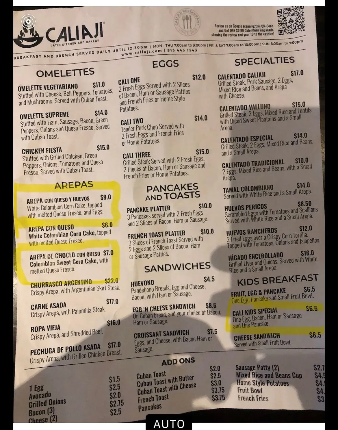 Menu 3