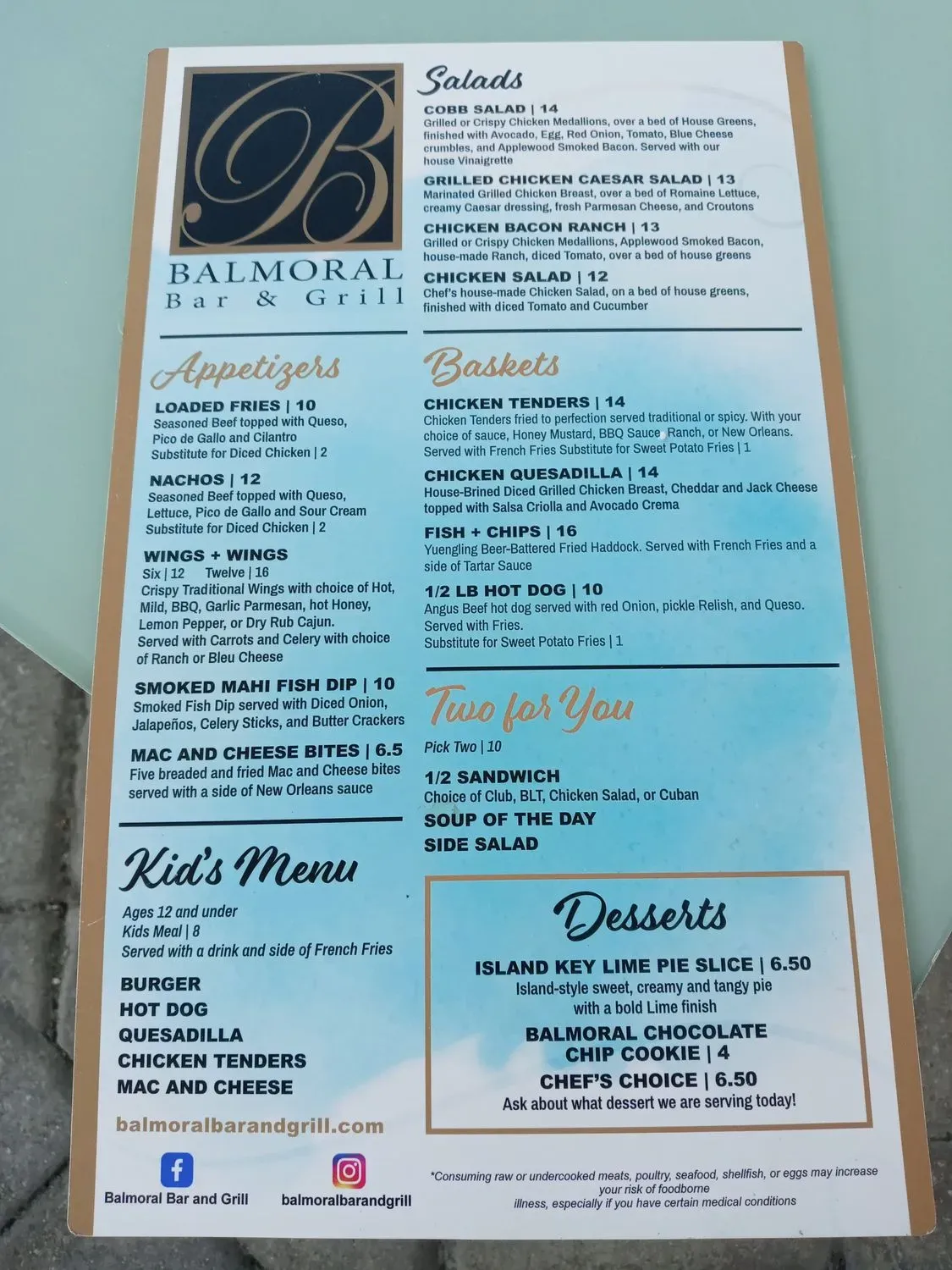 Menu 3