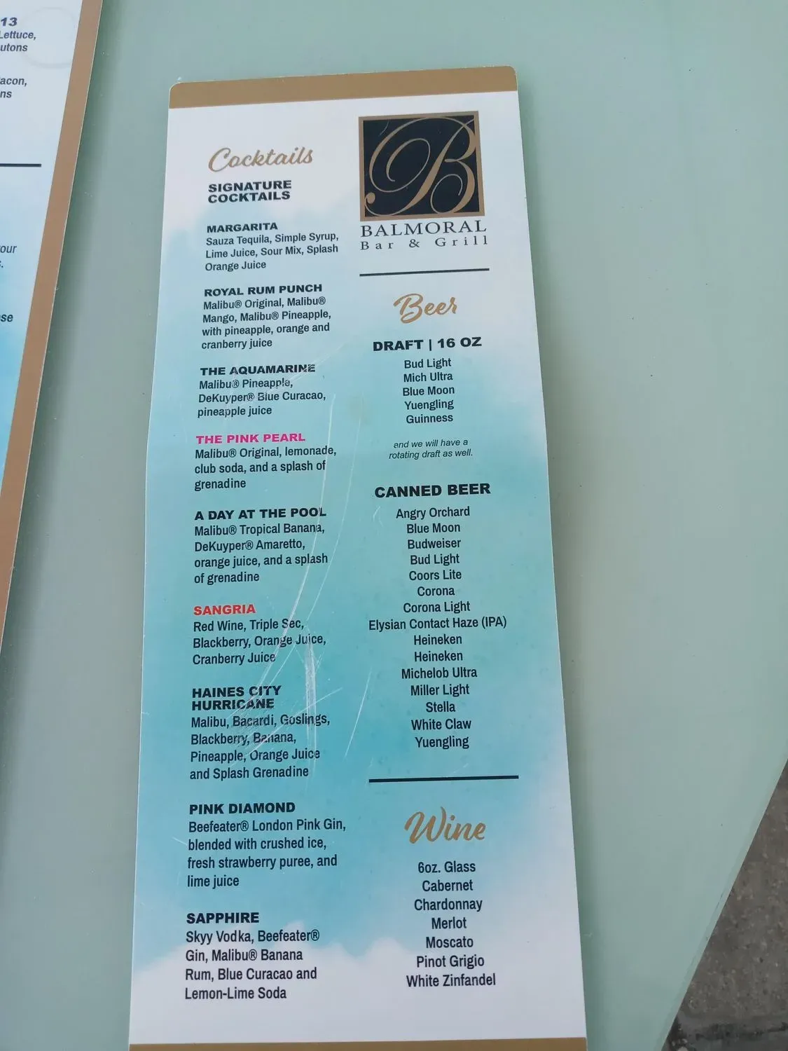 Menu 4