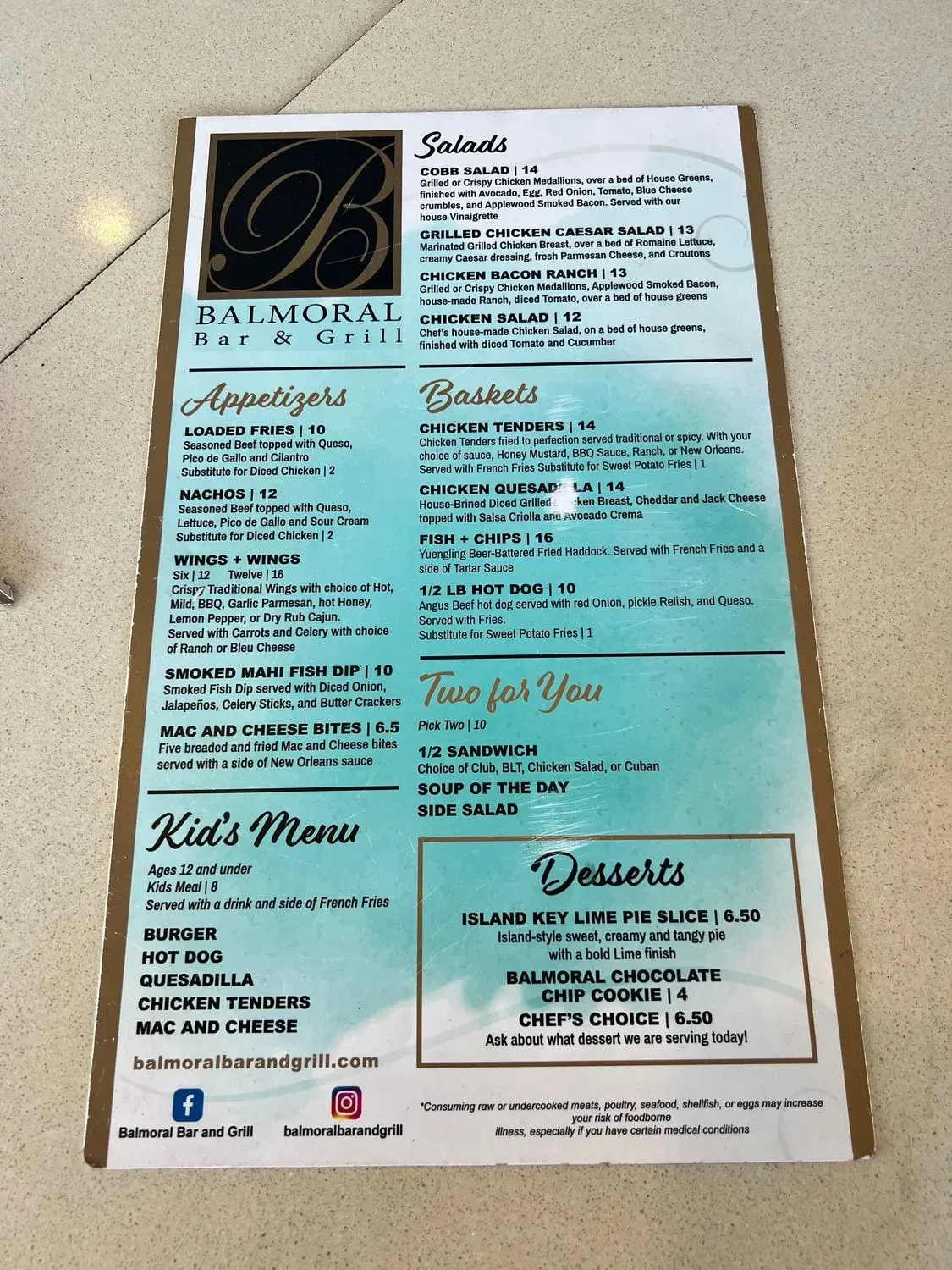 Menu 2