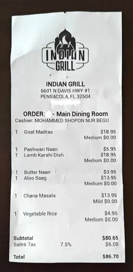 Menu 5