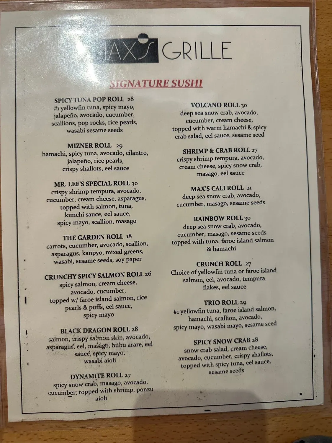 Menu 3