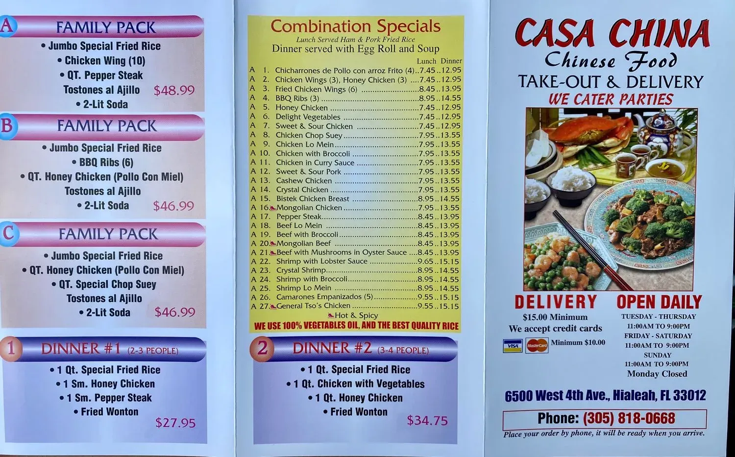 Menu 3