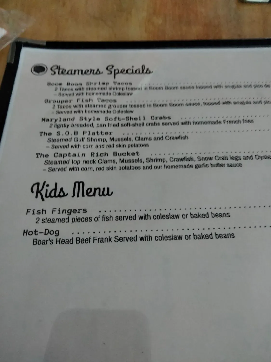 Menu 3