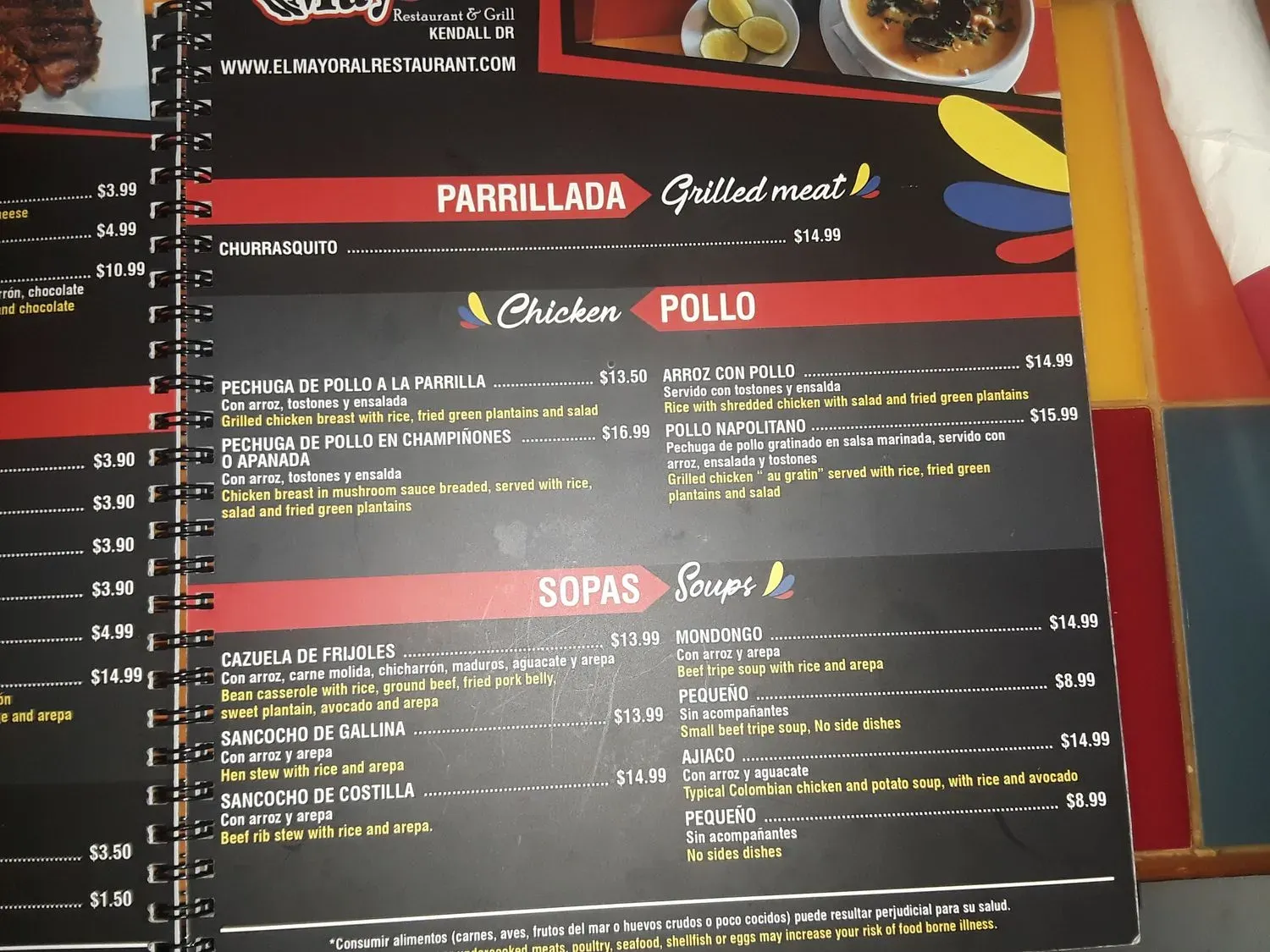 Menu 6