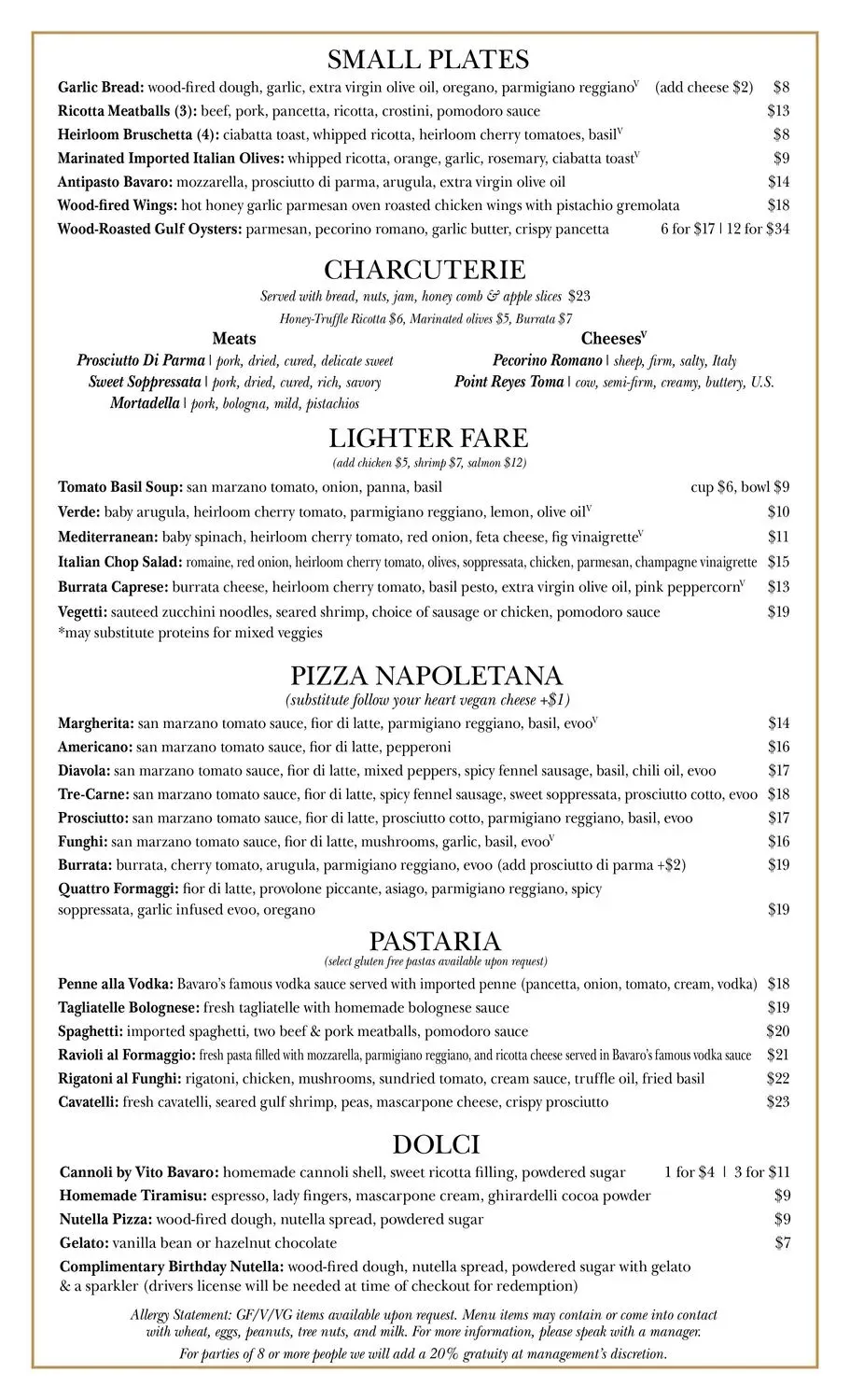 Menu 2