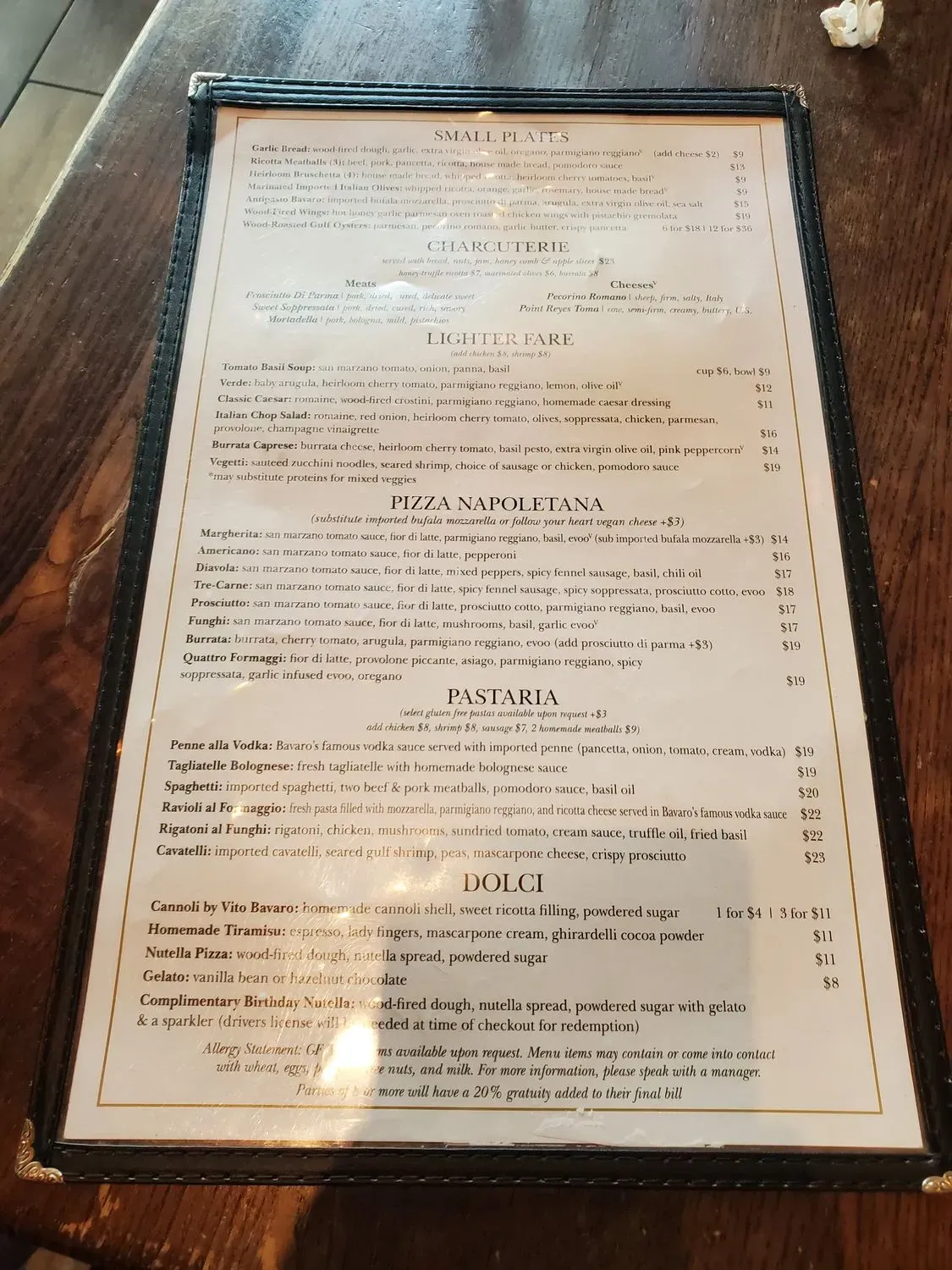 Menu 6