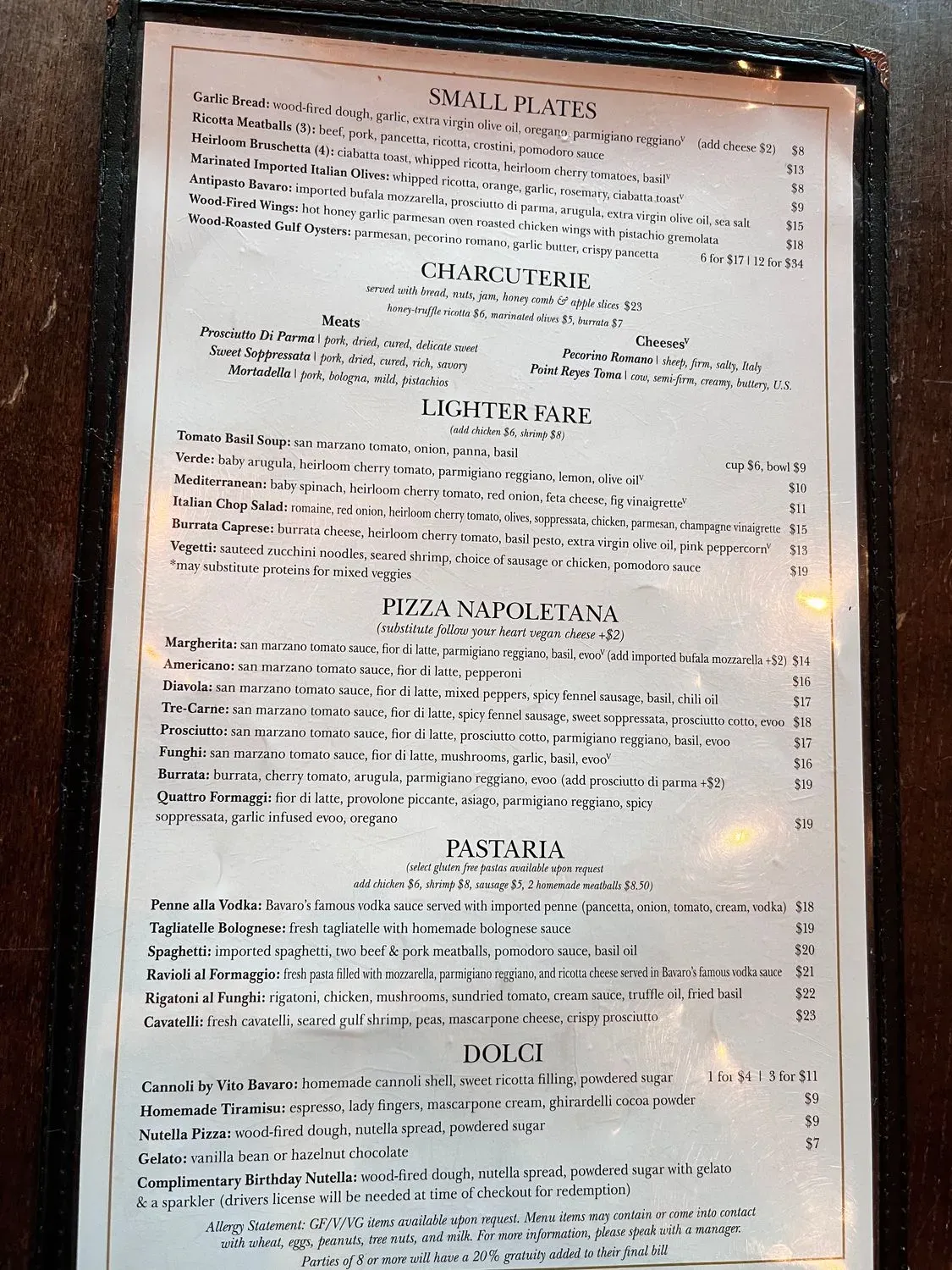 Menu 4