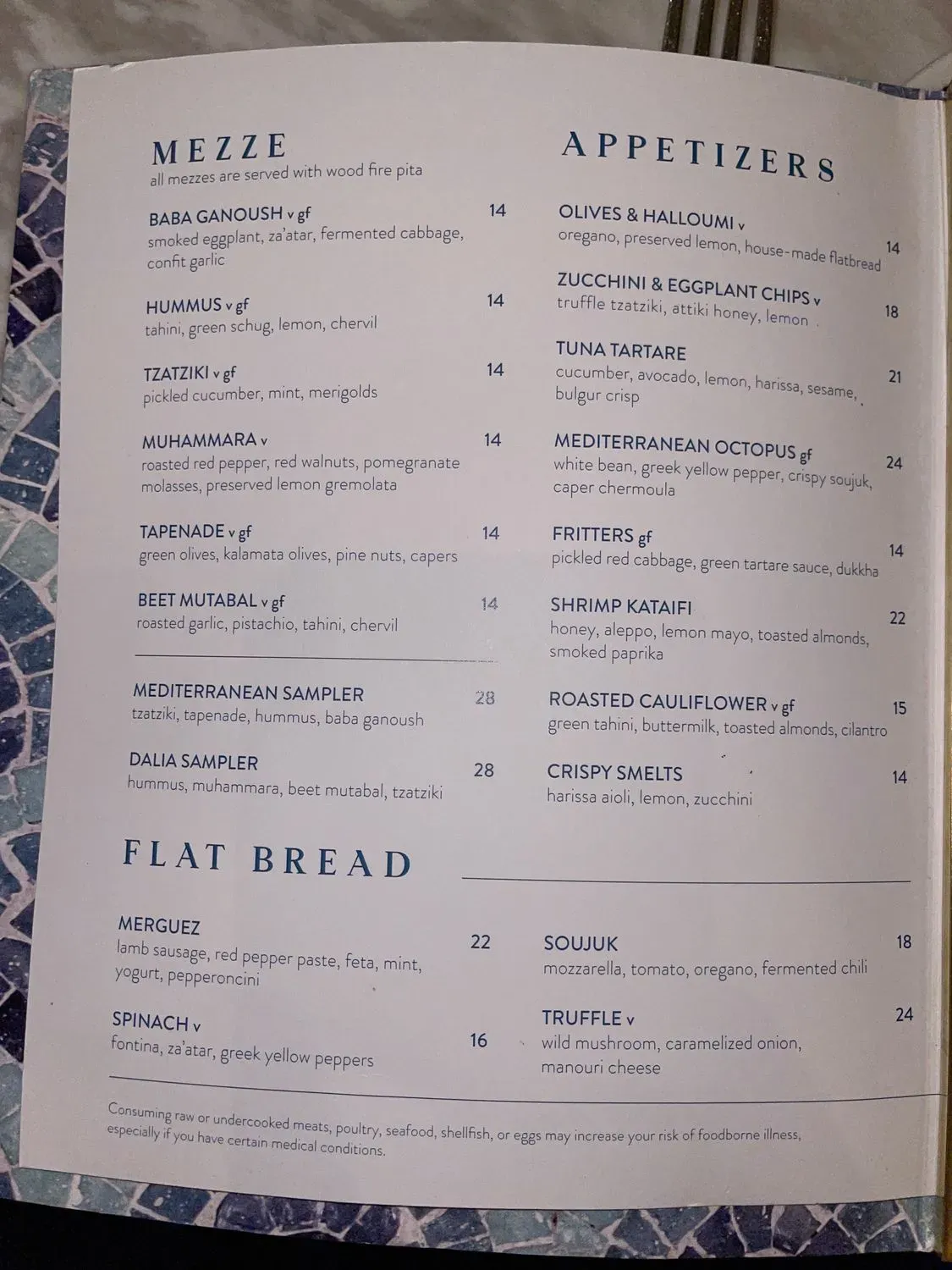 Menu 5