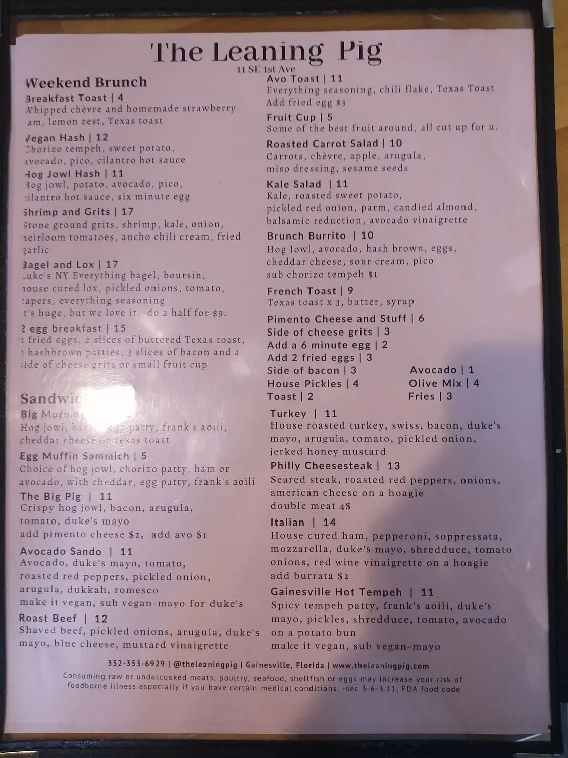 Menu 4