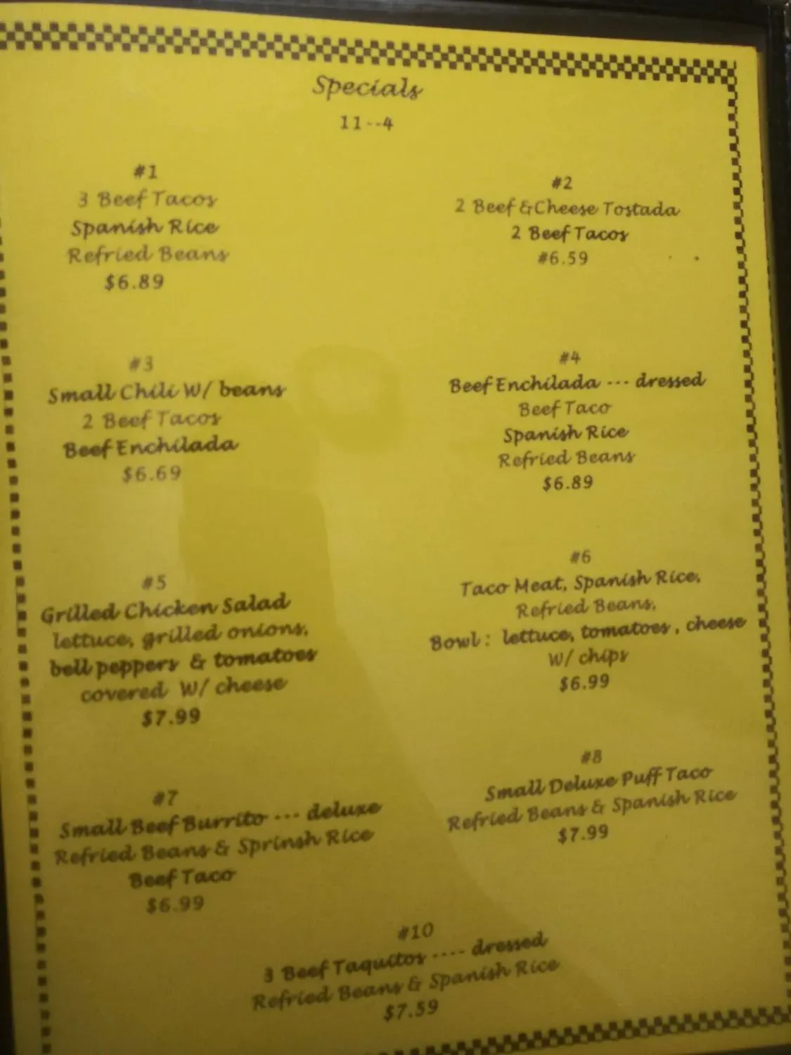 Menu 2