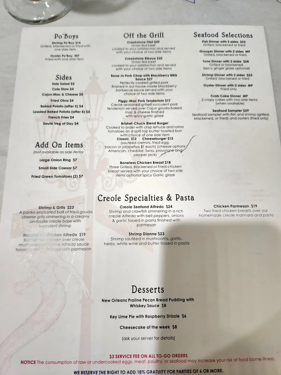 Menu 6