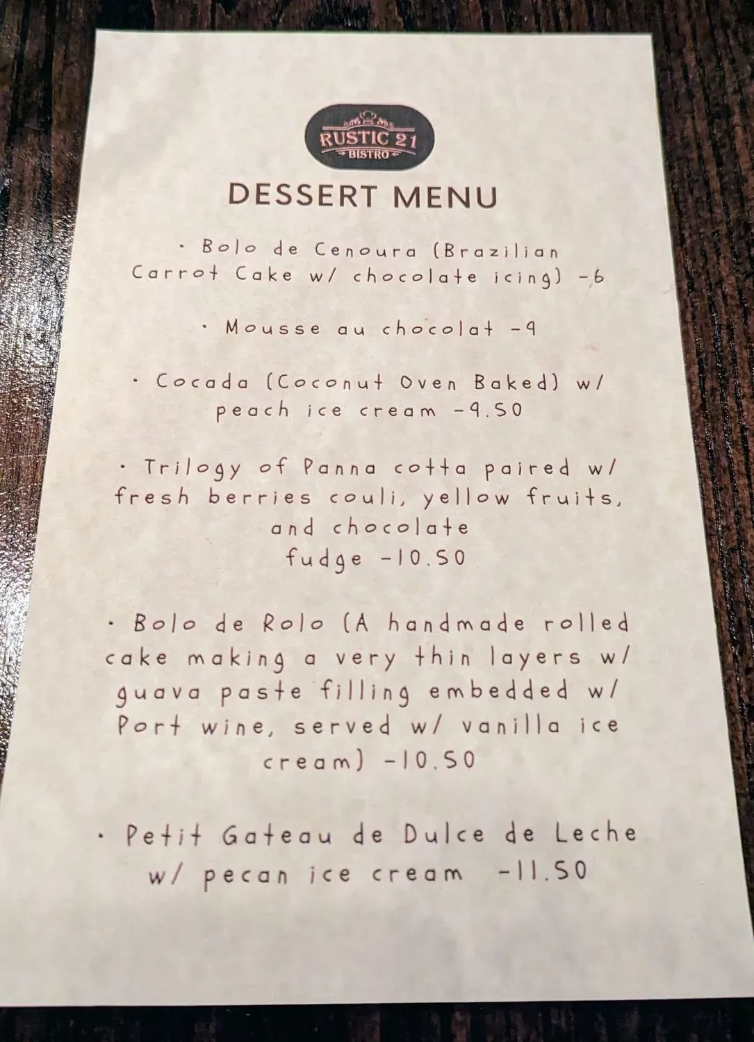 Menu 2