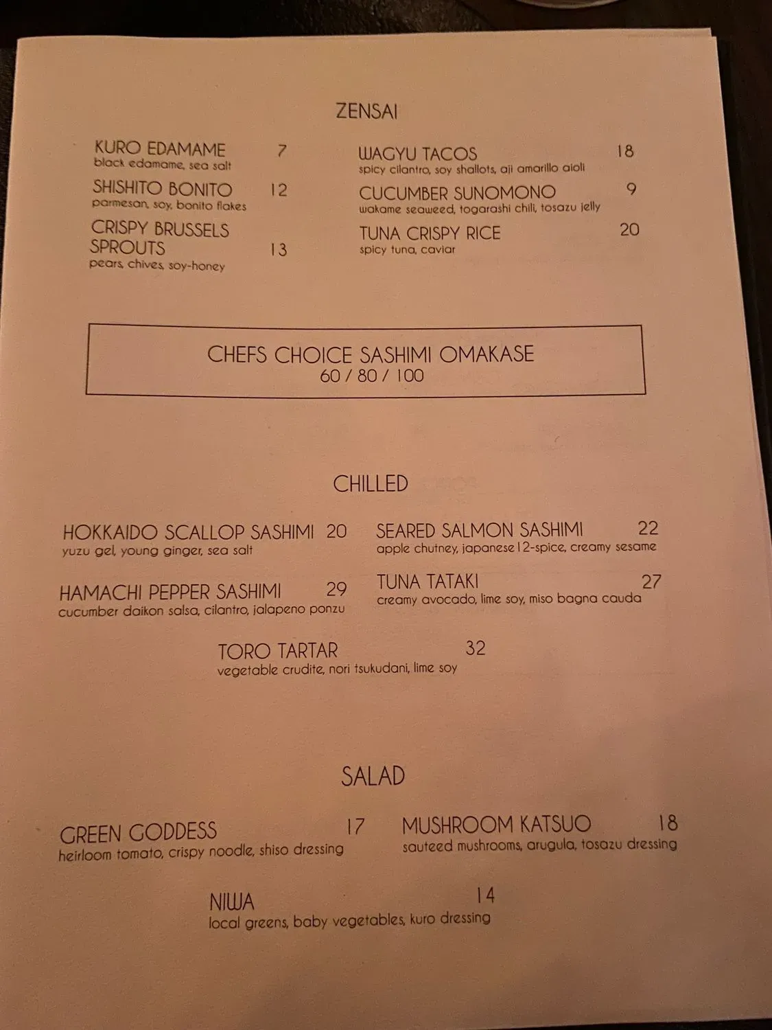 Menu 4