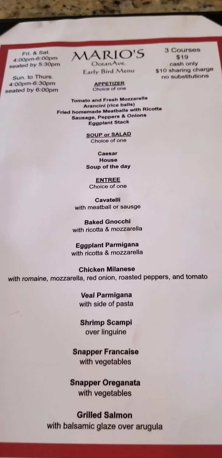 Menu 5