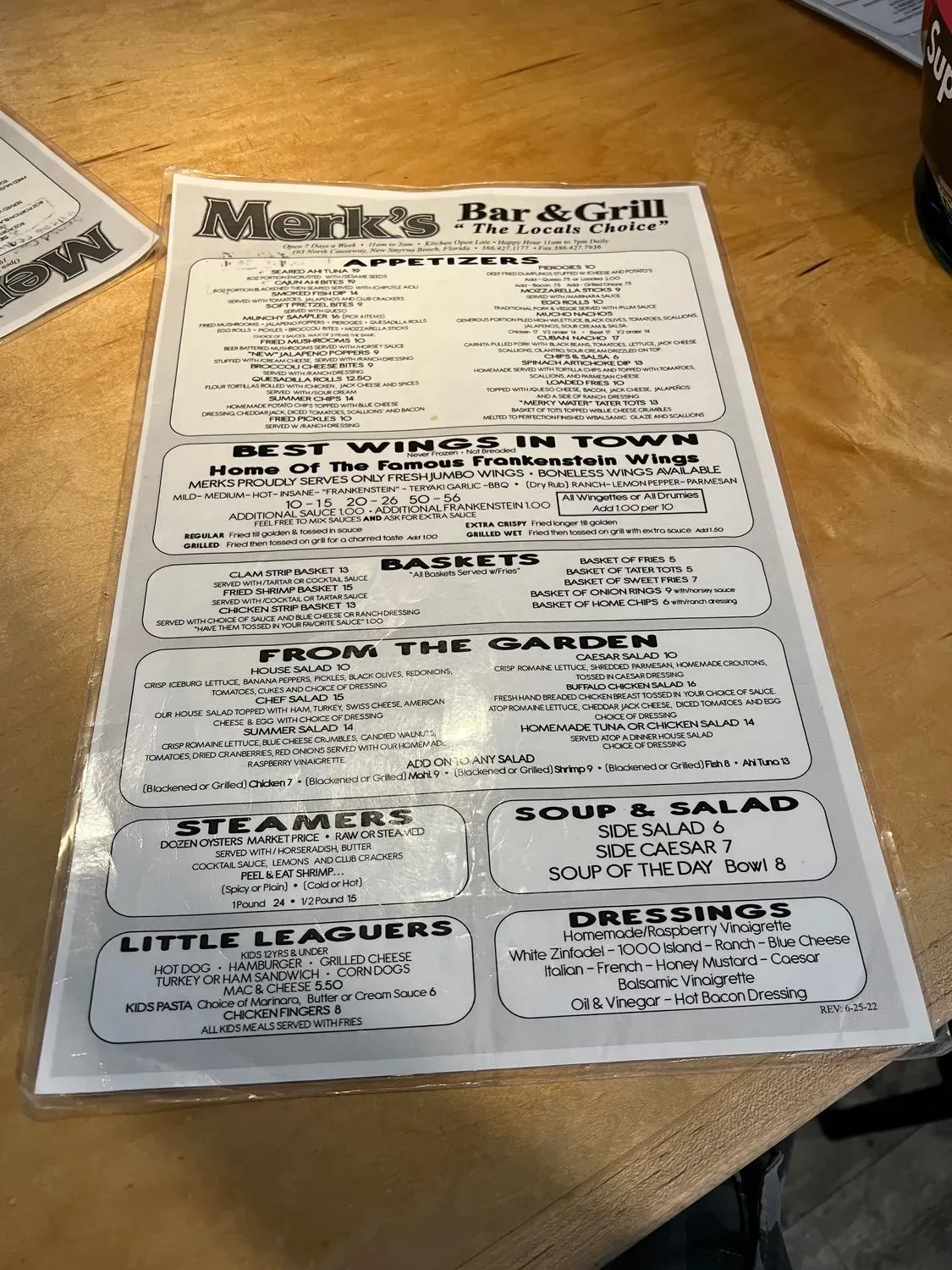 Menu 5