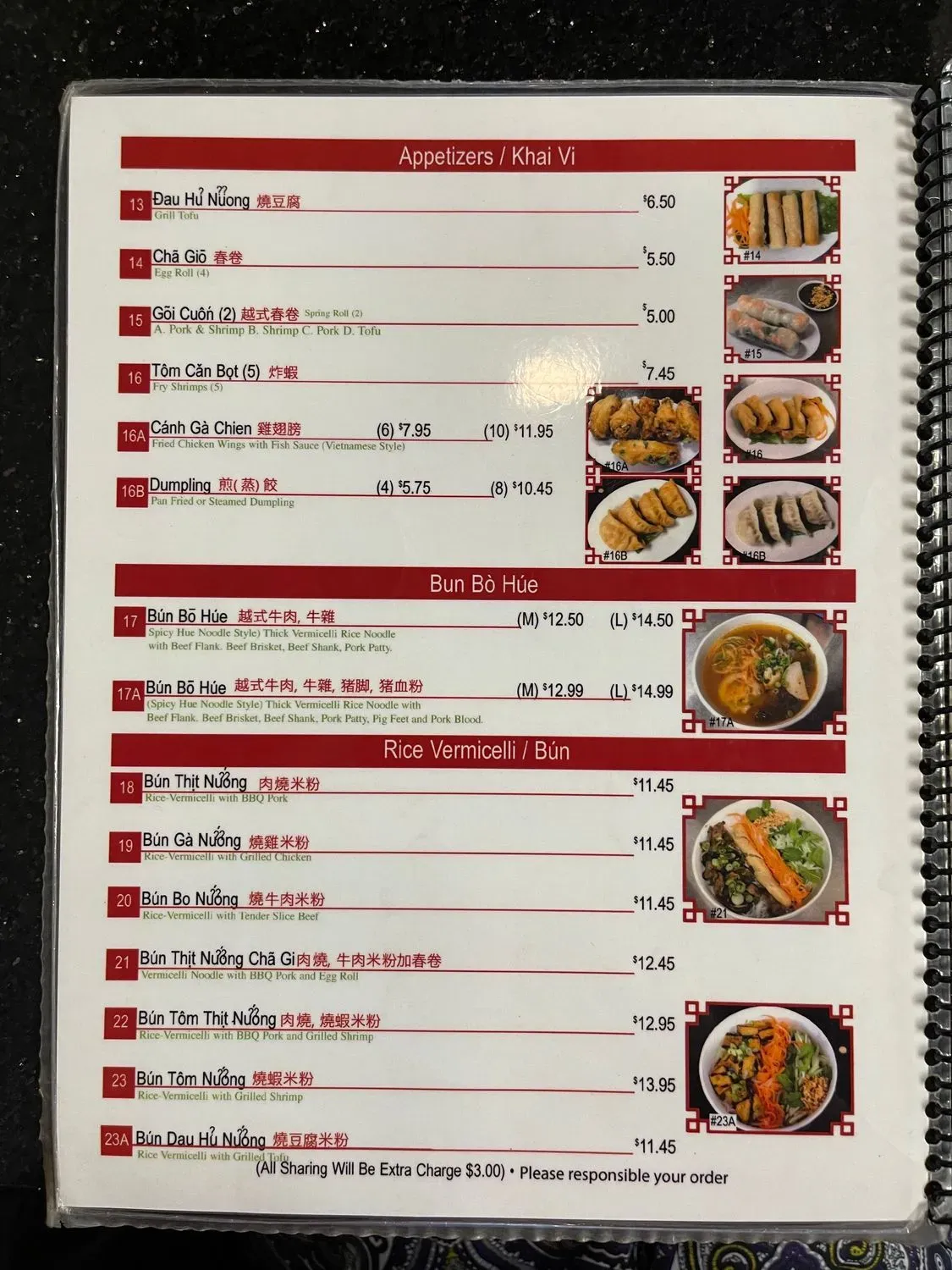 Menu 6