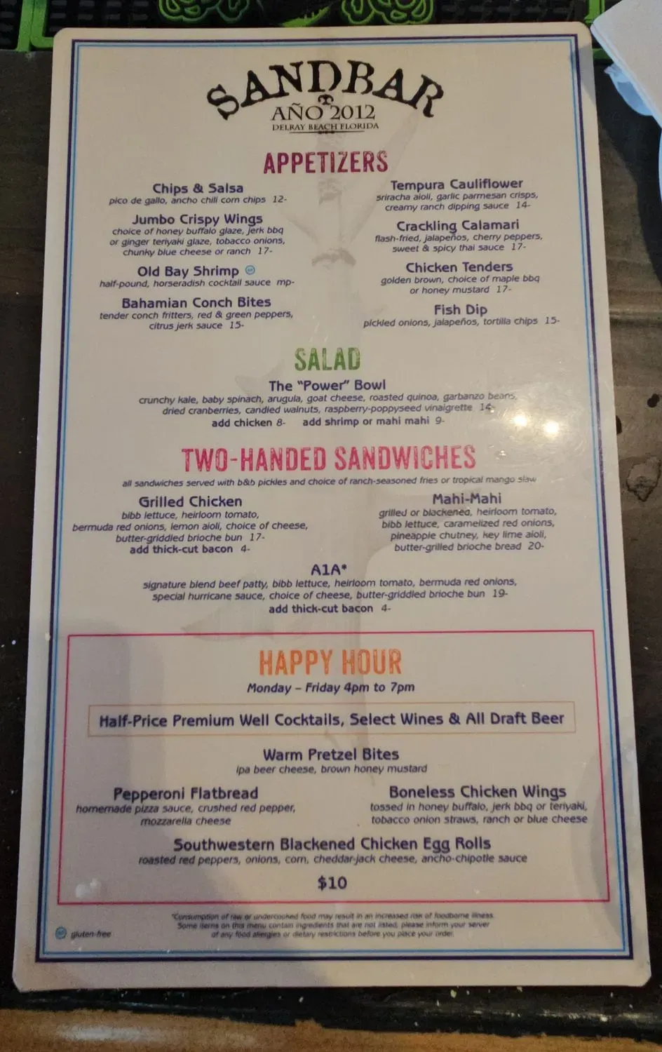 Menu 4