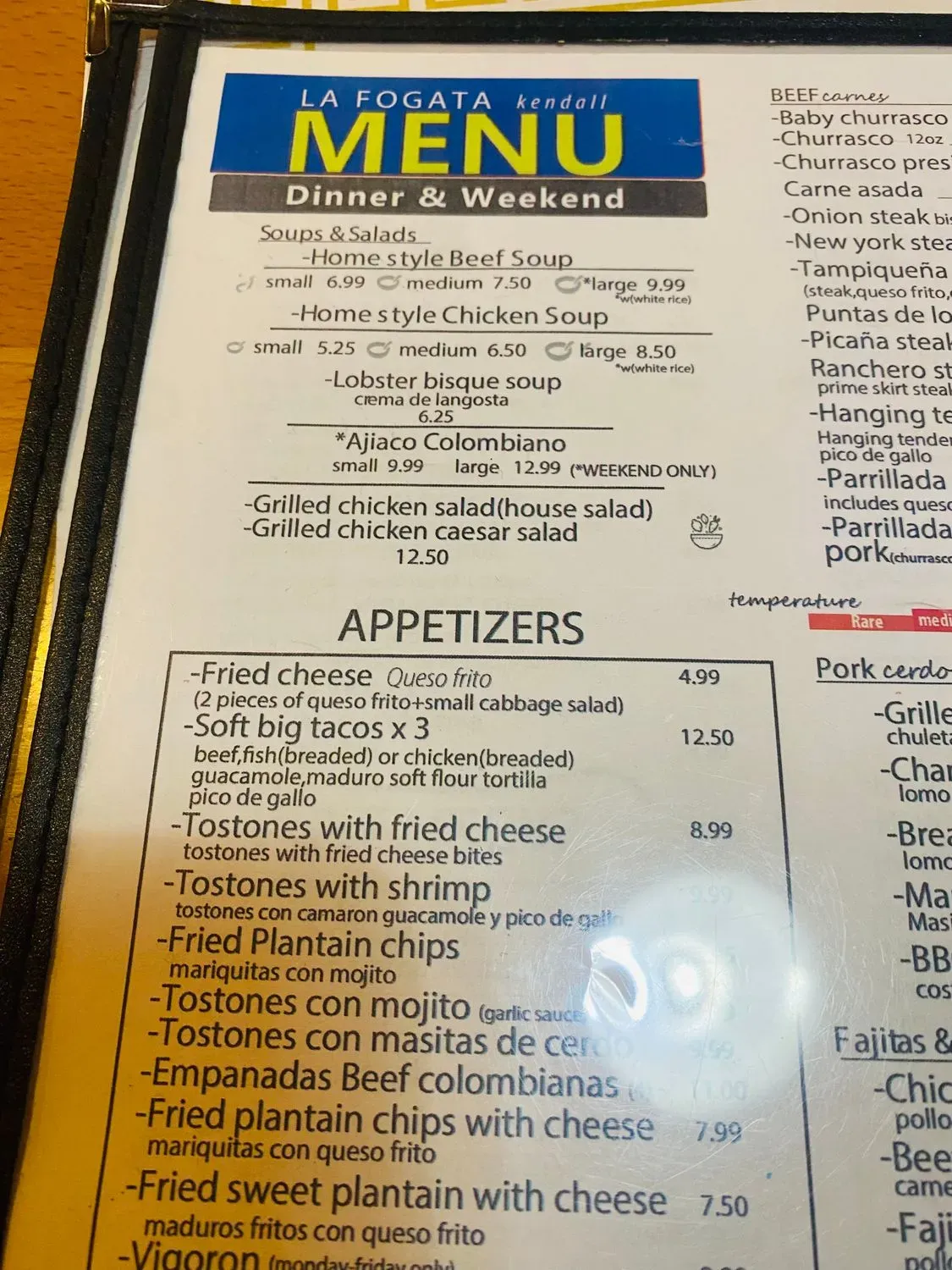 Menu 5