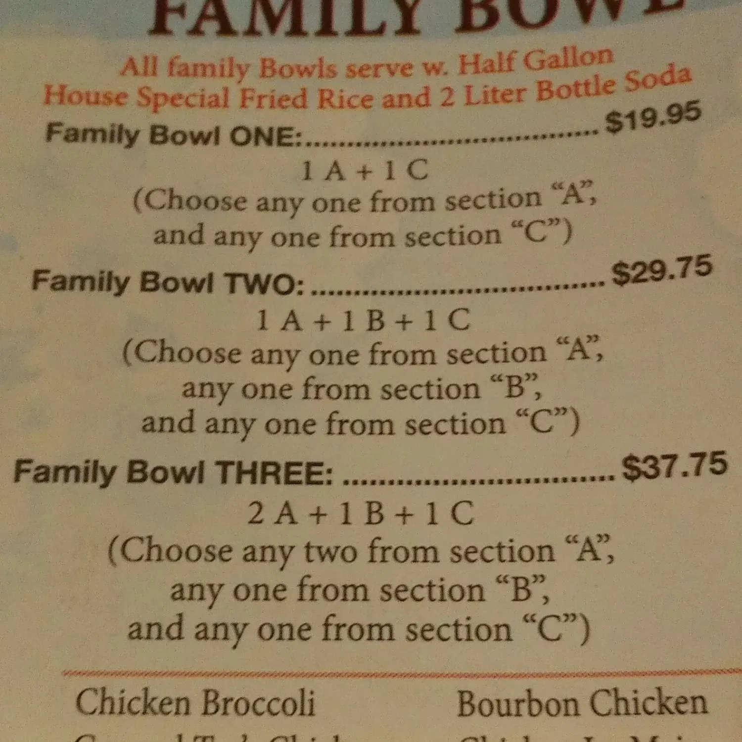 Menu 2