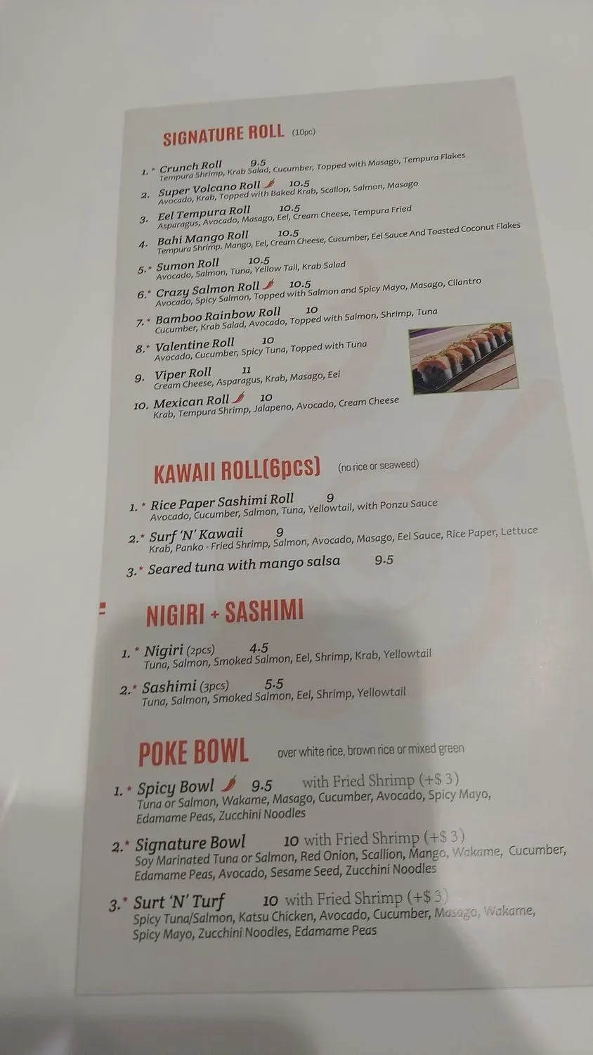 Menu 5