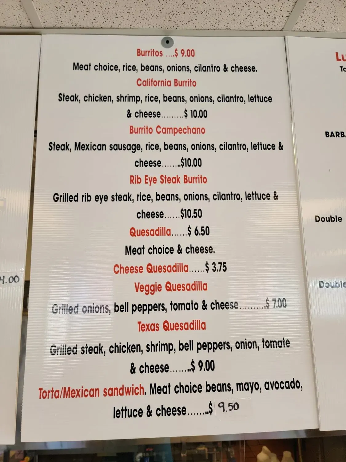 Menu 4