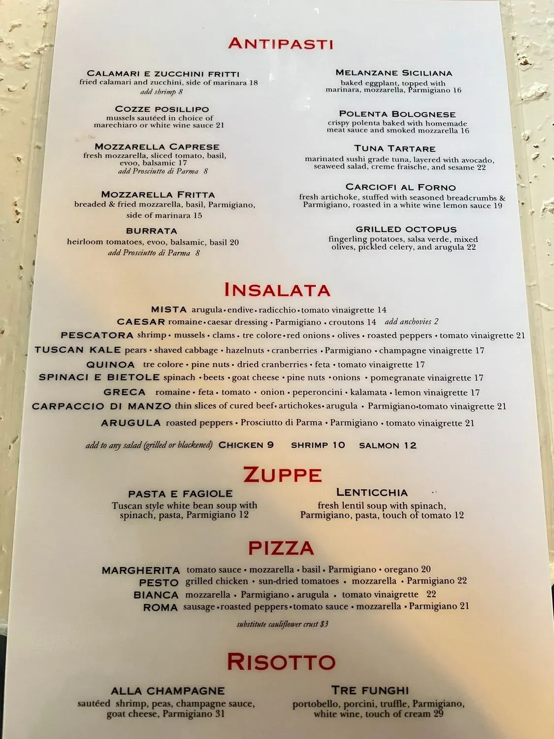 Menu 4