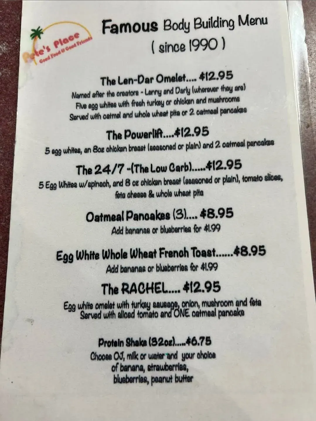 Menu 6